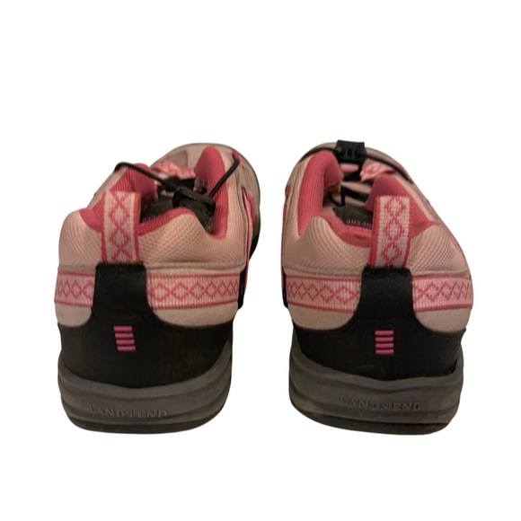 Women's LANDS END Beach Combers Pretty In Pink Hiking Shoes - Picture 4 of 7